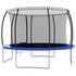 Trampolineset Rond 50 Kg 366X80 Cm Ø 366 x 80 cm Blauw_