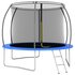 Trampolineset Rond 50 Kg 305X76 Cm Ø 305 x 76 cm Blauw_