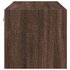 Wandkast met glazen deuren 102x37x35 cm bruineikenkleurig_