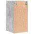 Wandkast met glazen deuren 35x37x68,5 cm betongrijs_