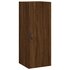 Wandkast 34,5x34x90 cm bewerkt hout bruin eikenkleur_