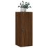 Wandkast 34,5x34x90 cm bewerkt hout bruin eikenkleur_