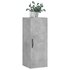 Wandkast 34,5x34x90 cm bewerkt hout betongrijs_