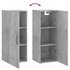 Wandkast 34,5x34x90 cm bewerkt hout betongrijs_