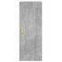 Wandkast 34,5x34x90 cm bewerkt hout betongrijs_