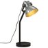 Bureaulamp 25 W E27 17x17x60 cm vintage zilverkleurig_