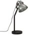 Bureaulamp 25 W E27 17x17x60 cm vintage zilverkleurig_