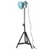 Vloerlamp 25 W E27 35x35x65/95 cm verweerd blauw_