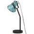 Bureaulamp 25 W E27 17x17x60 cm verweerd blauw_