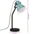 Bureaulamp 25 W E27 17x17x60 cm verweerd blauw_