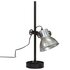 Bureaulamp 25 W E27 15x15x55 cm vintage zilverkleurig_