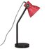 Bureaulamp 25 W E27 17x17x60 cm verweerd rood_