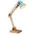 Bureaulamp 25 W E27 23x18x96 cm verweerd blauw_