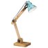 Bureaulamp 25 W E27 23x18x96 cm verweerd blauw_