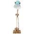 Bureaulamp 25 W E27 23x18x96 cm verweerd blauw_