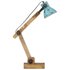 Bureaulamp 25 W E27 23x18x96 cm verweerd blauw_