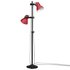 Vloerlamp 25 W E27 25x25x90/160 cm verweerd rood_