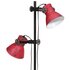 Vloerlamp 25 W E27 25x25x90/160 cm verweerd rood_