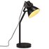 Bureaulamp 25 W E27 17x17x60 cm zwart_