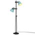 Vloerlamp 25 W E27 25x25x90/160 cm verweerd blauw_