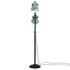 Vloerlamp 25 W E27 25x25x90/160 cm verweerd blauw_