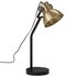 Bureaulamp 25 W E27 17x17x60 cm antiek messingkleurig_