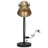 Bureaulamp 25 W E27 17x17x60 cm antiek messingkleurig_