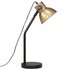 Bureaulamp 25 W E27 17x17x60 cm antiek messingkleurig_