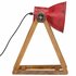 Bureaulamp 25 W E27 30x17x40 cm verweerd rood_